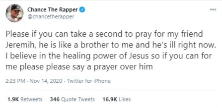 Singer Jeremih hospitalized with Covid-19 as celebrities ask for prayers for their ‘brother’ and ‘friend’