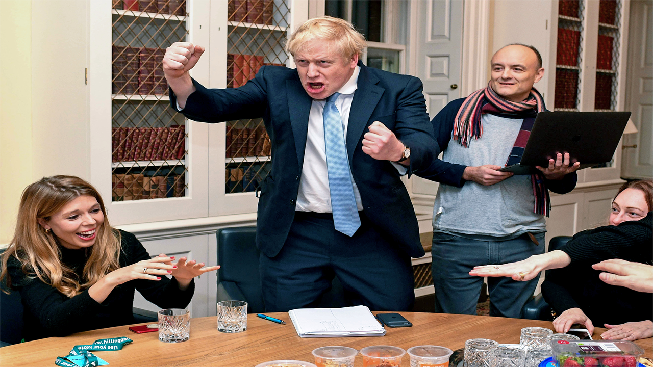 Livid Boris Johnson gives ousted Dominic Cummings marching orders after attacks on fiancée Carrie Symonds
