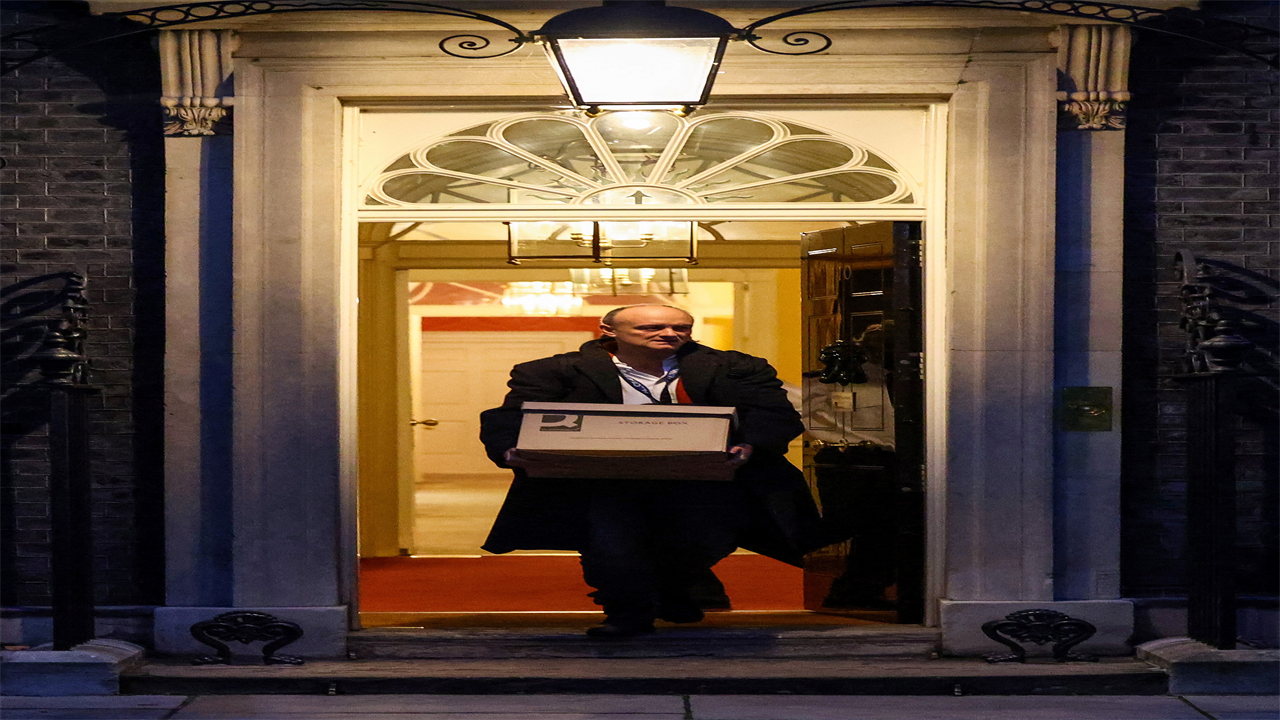 Dominic Cummings clears his desk at No10 as he leaves IMMEDIATELY over power struggle that engulfed Downing Street