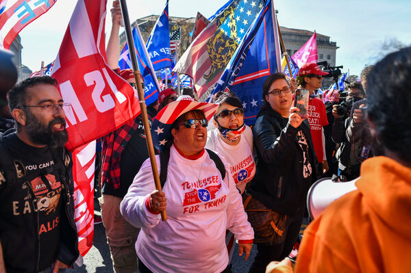 Trump, Trying to Cling to Power, Fans Unrest and Conspiracies