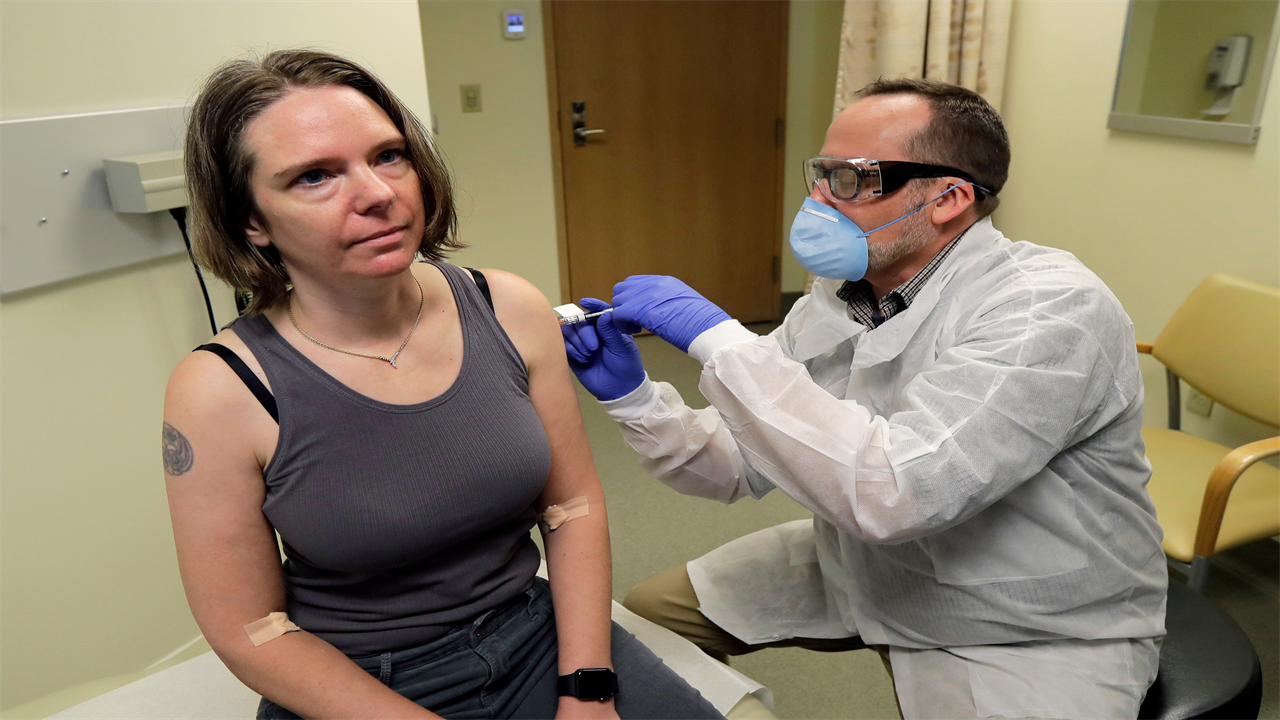 Moderna Covid vaccine ‘nearly 95% effective’ and may be given out in WEEKS as Trump hails big ‘discovery on MY watch’