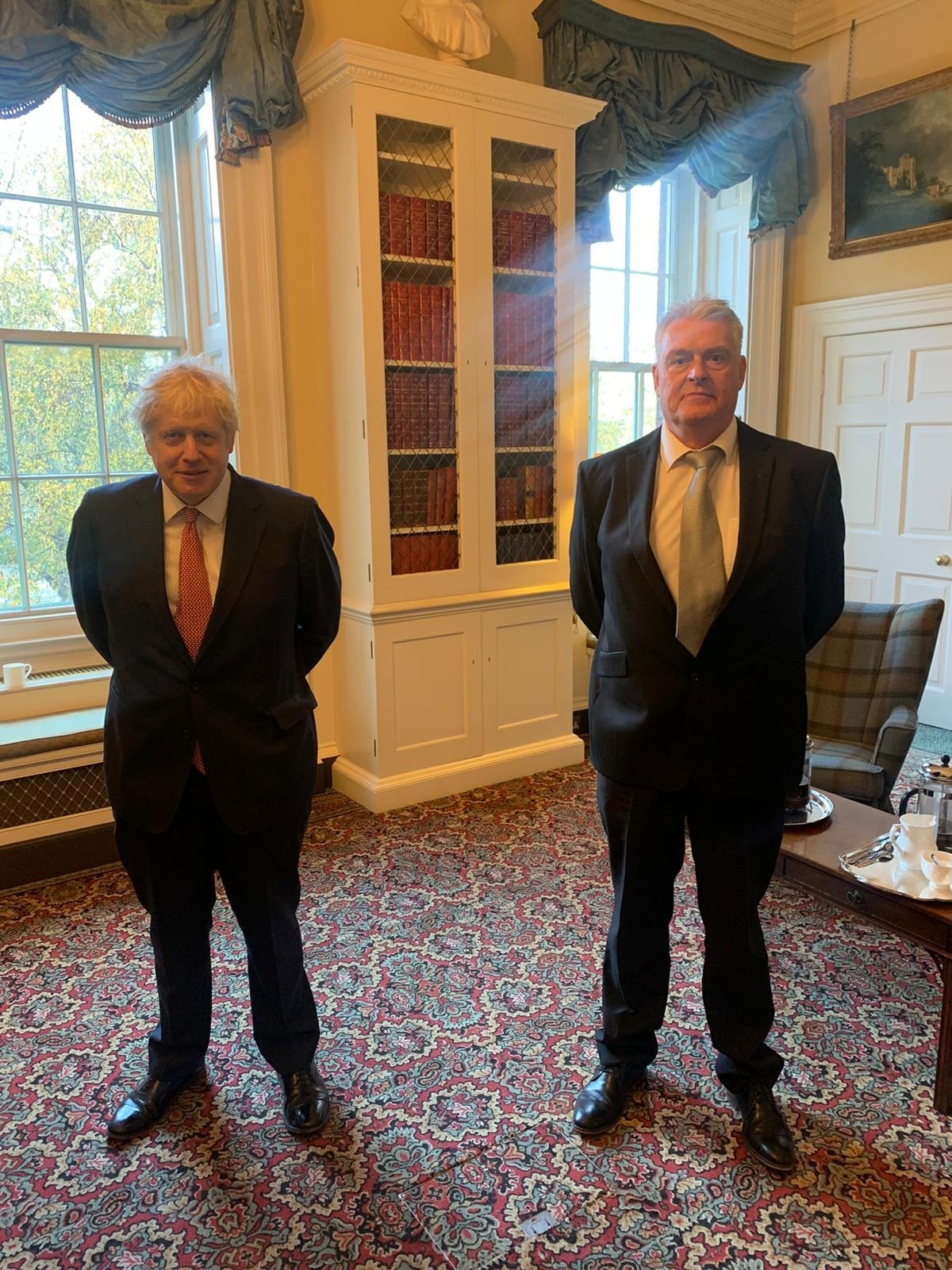 Who is MP Lee Anderson and when did he meet Boris Johnson?