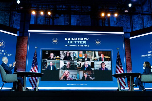 Biden Calls for Stimulus Ahead of a ‘Dark Winter’ for the Country