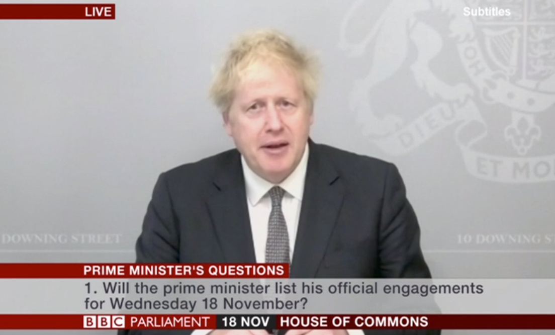 Boris Johnson to make history with first virtual PMQs over videolink today