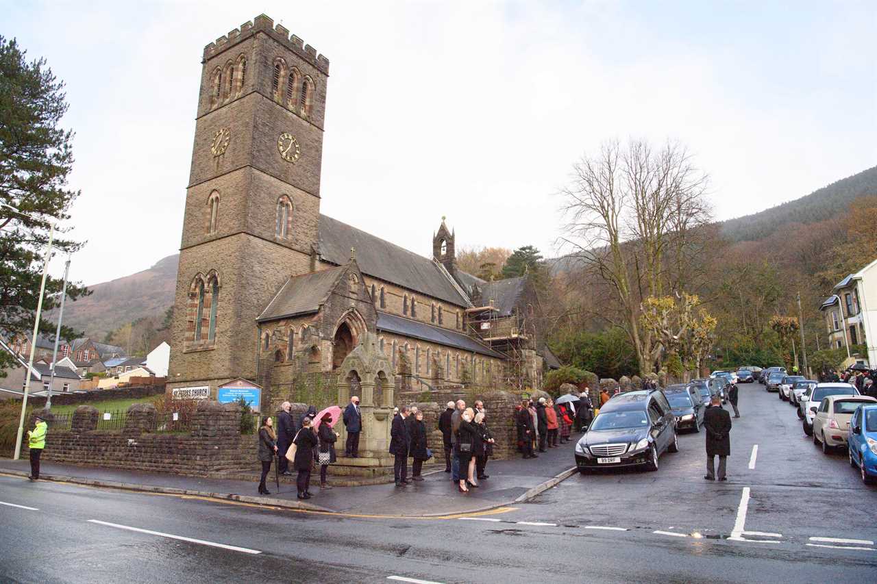 Mourners gather for funeral of mum, 74, and two sons, 44 and 42, who all died of Covid within five days of each other