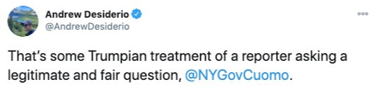 Gov Cuomo compared to Trump as he’s slammed for furious clash with reporters over shutting of NYC schools due to Covid