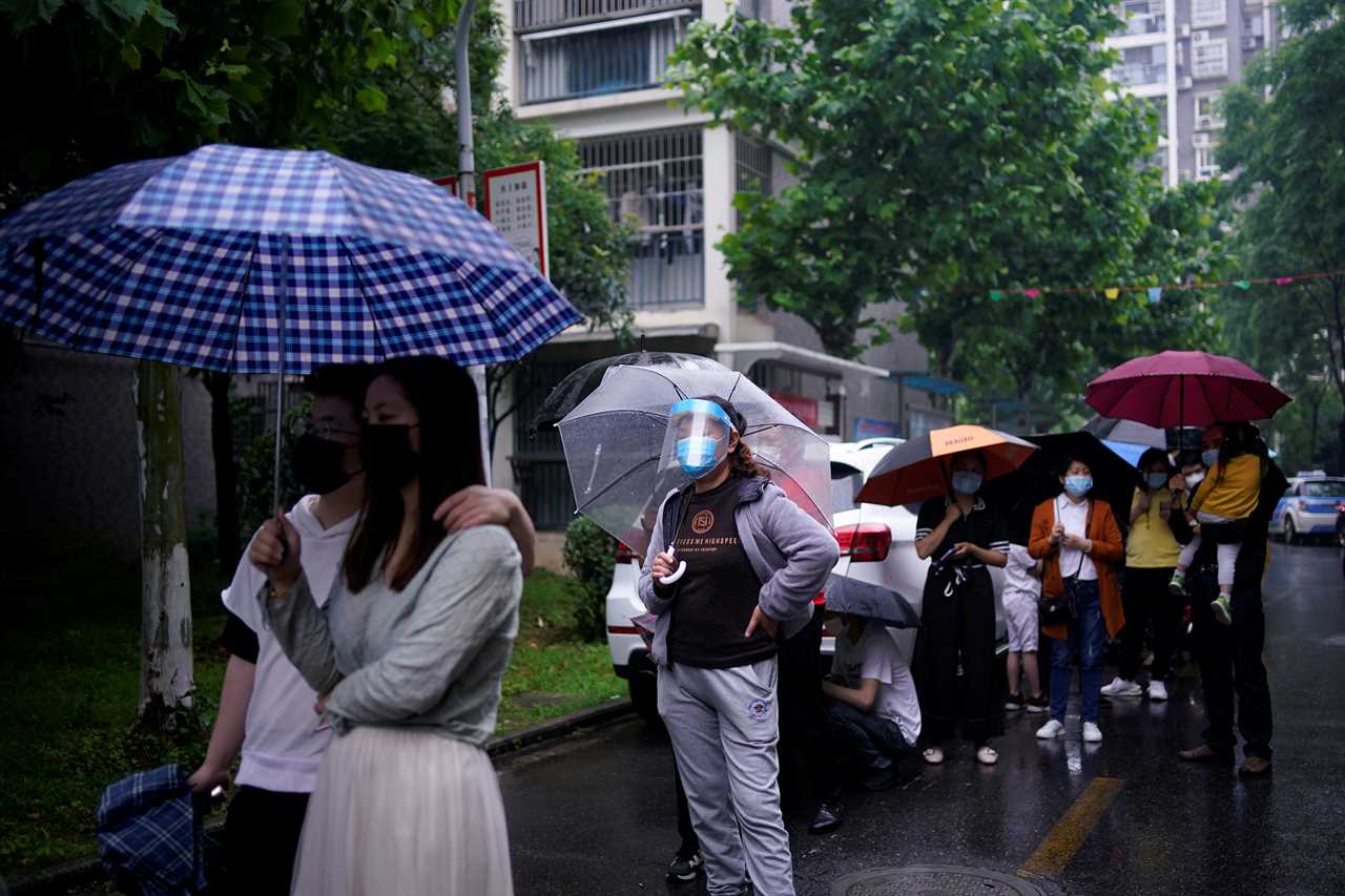 The testing comes as officials fear a second wave hitting Wuhan where the outbreak began