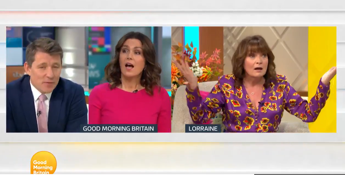 Lorraine Kelly in furious rant at Defence Secretary over ‘frustrating’ Christmas comments