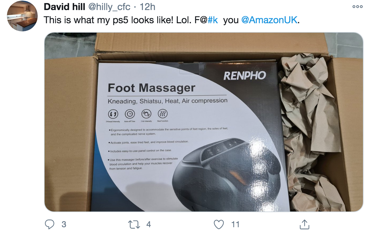 PS5 warning as Amazon sends customers cat food, an air fryer and coffee machines INSTEAD of new console in scam