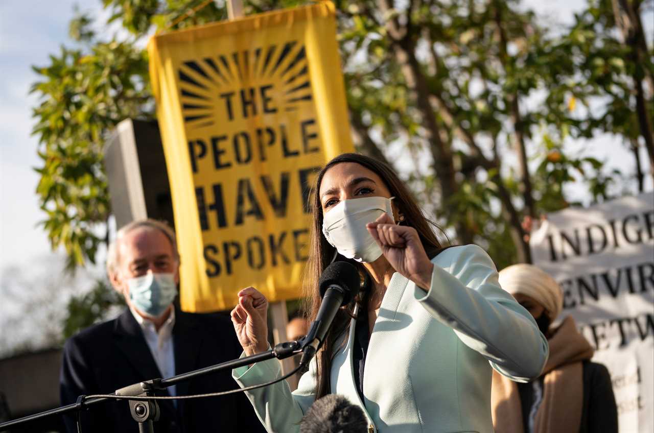 Democratic socialist Alexandria Ocasio-Cortez says US ‘needs to pay people to stay home’ amid deadly Covid uptick