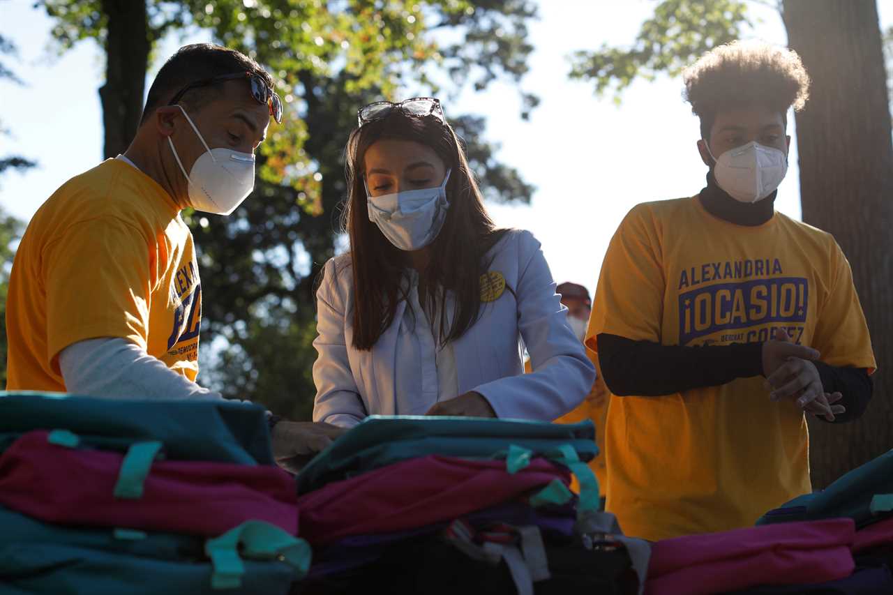 Democratic socialist Alexandria Ocasio-Cortez says US ‘needs to pay people to stay home’ amid deadly Covid uptick