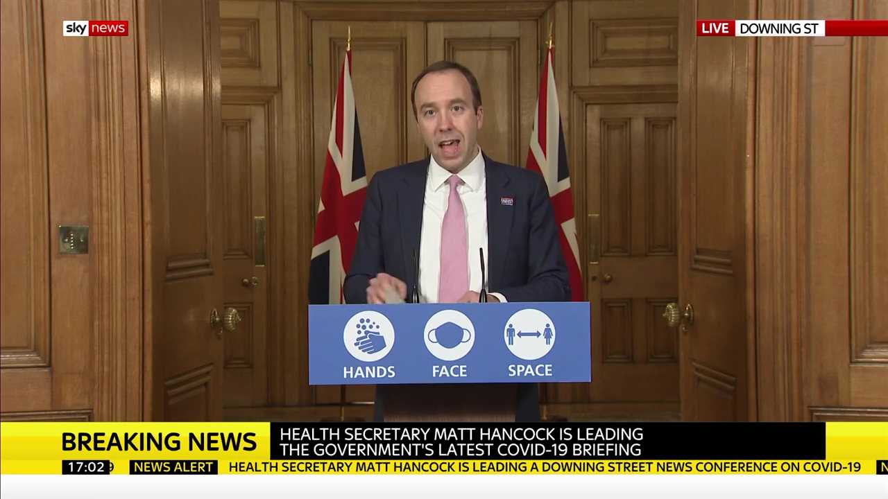 Matt Hancock asks UK regulator to approve Pfizer Covid vaccine so jabs can be rolled out ‘next month’