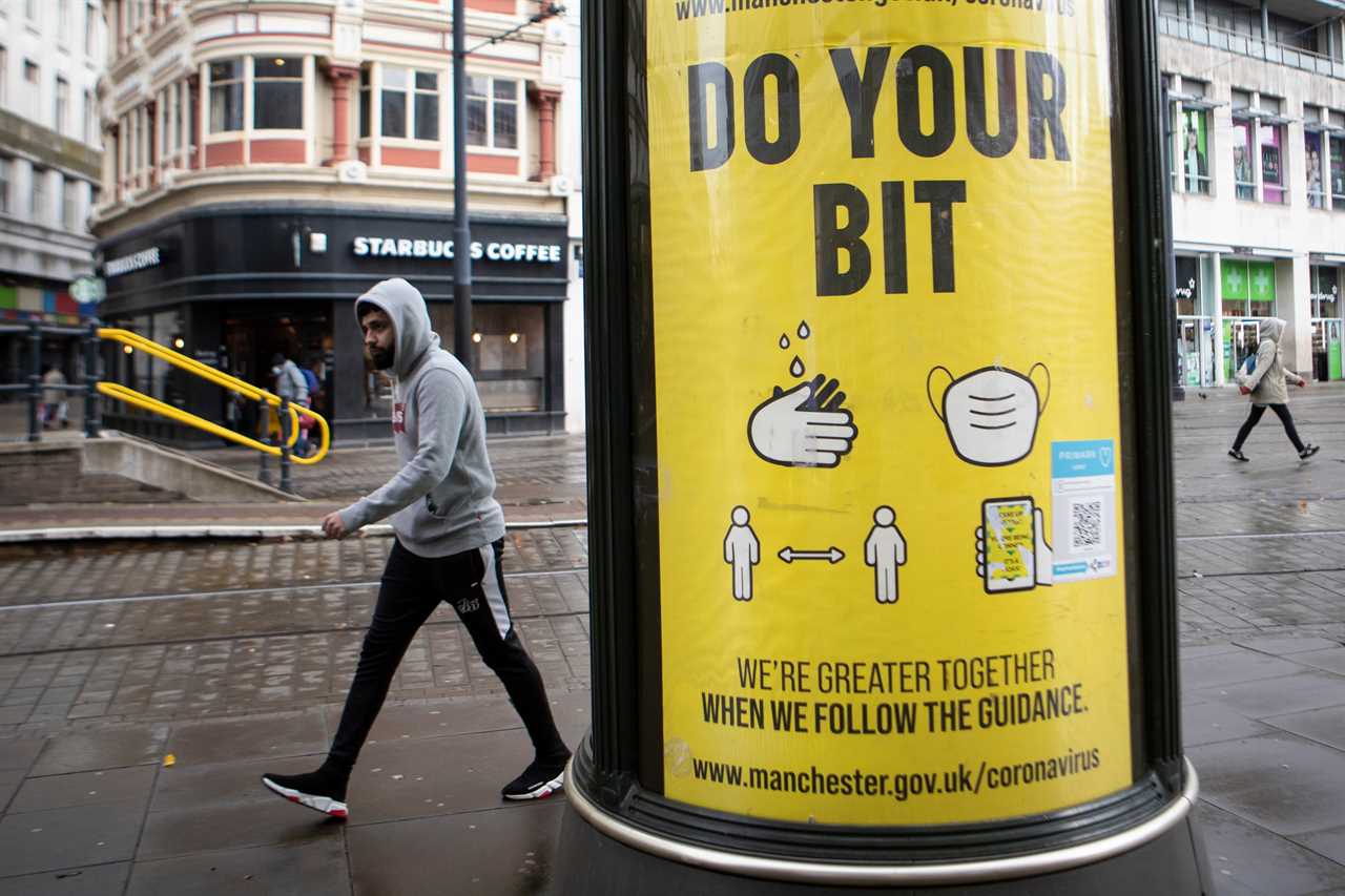 Covid infection rate has stopped rising across England and may be falling in the North, study suggests