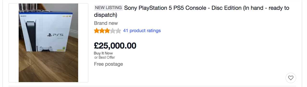 Scheming PS5 owners reselling sold out console for THOUSANDS on eBay – and desperate gamers are actually paying