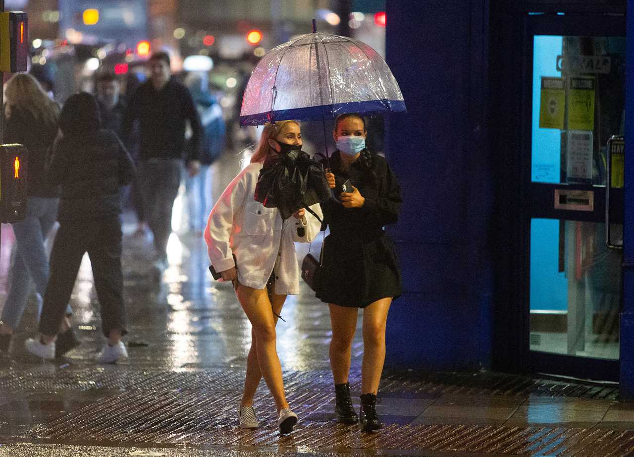Welsh drinkers hit the town and show English what they’re missing after ‘firebreak’ lockdown