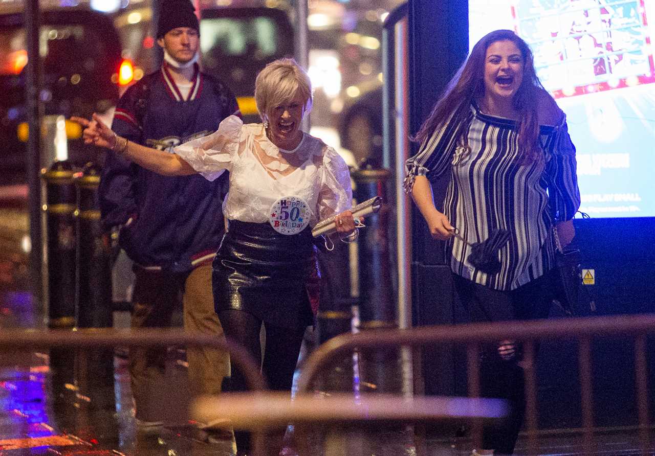 Welsh drinkers hit the town and show English what they’re missing after ‘firebreak’ lockdown