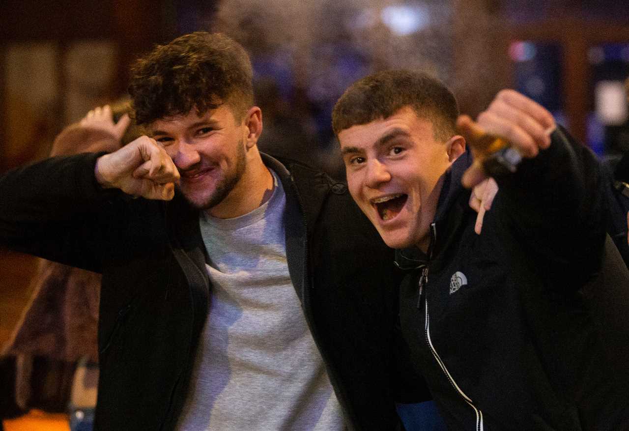 Welsh drinkers hit the town and show English what they’re missing after ‘firebreak’ lockdown