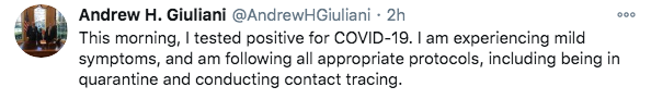 Trump legal team at risk of outbreak as ‘Rudy Giuliani’s son gets Covid’ after he’s seen not wearing a mask at events