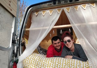 Travel mad family convert ordinary van into stylish travelling home for next to nothing – and it should have cost £70k