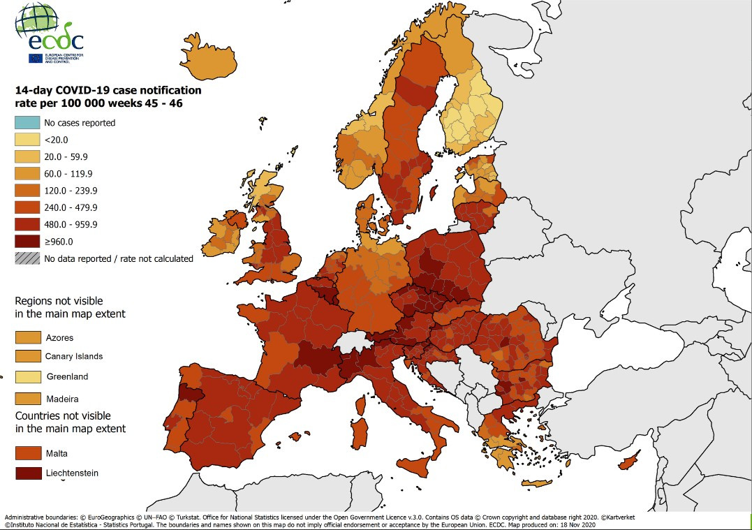 Europe will be hit by THIRD Covid wave early next year after failing to prepare, WHO fears