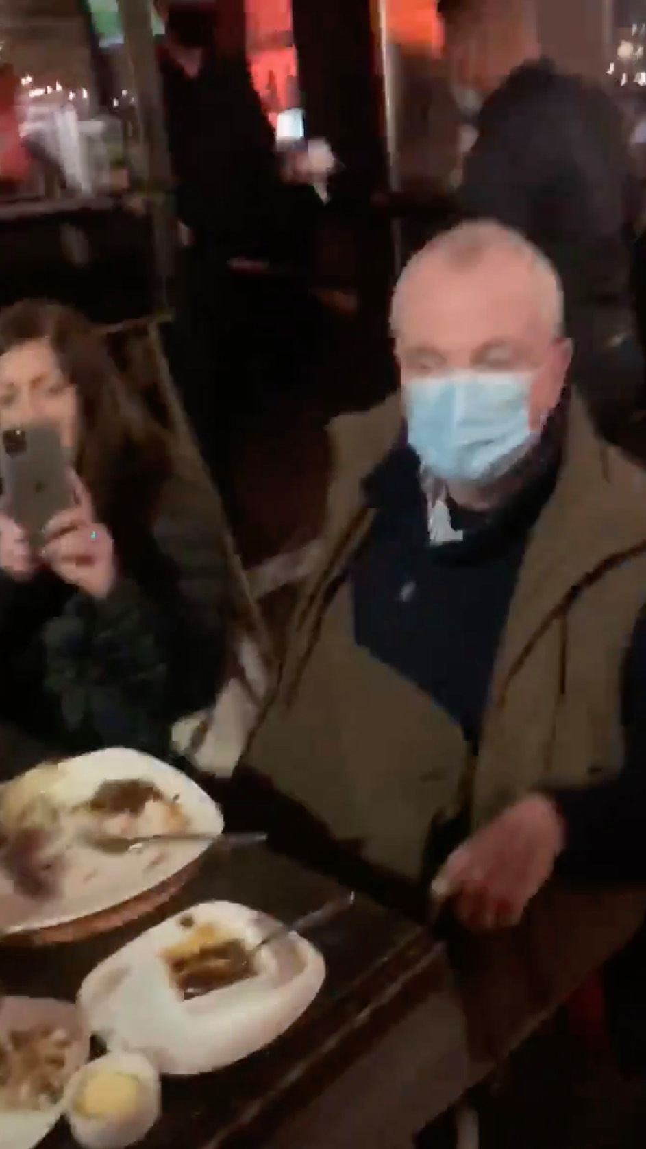 Democrat Gov Murphy called a ‘d**k’ by angry NJ diners as he eats out with his family after plea to curb Thanksgiving