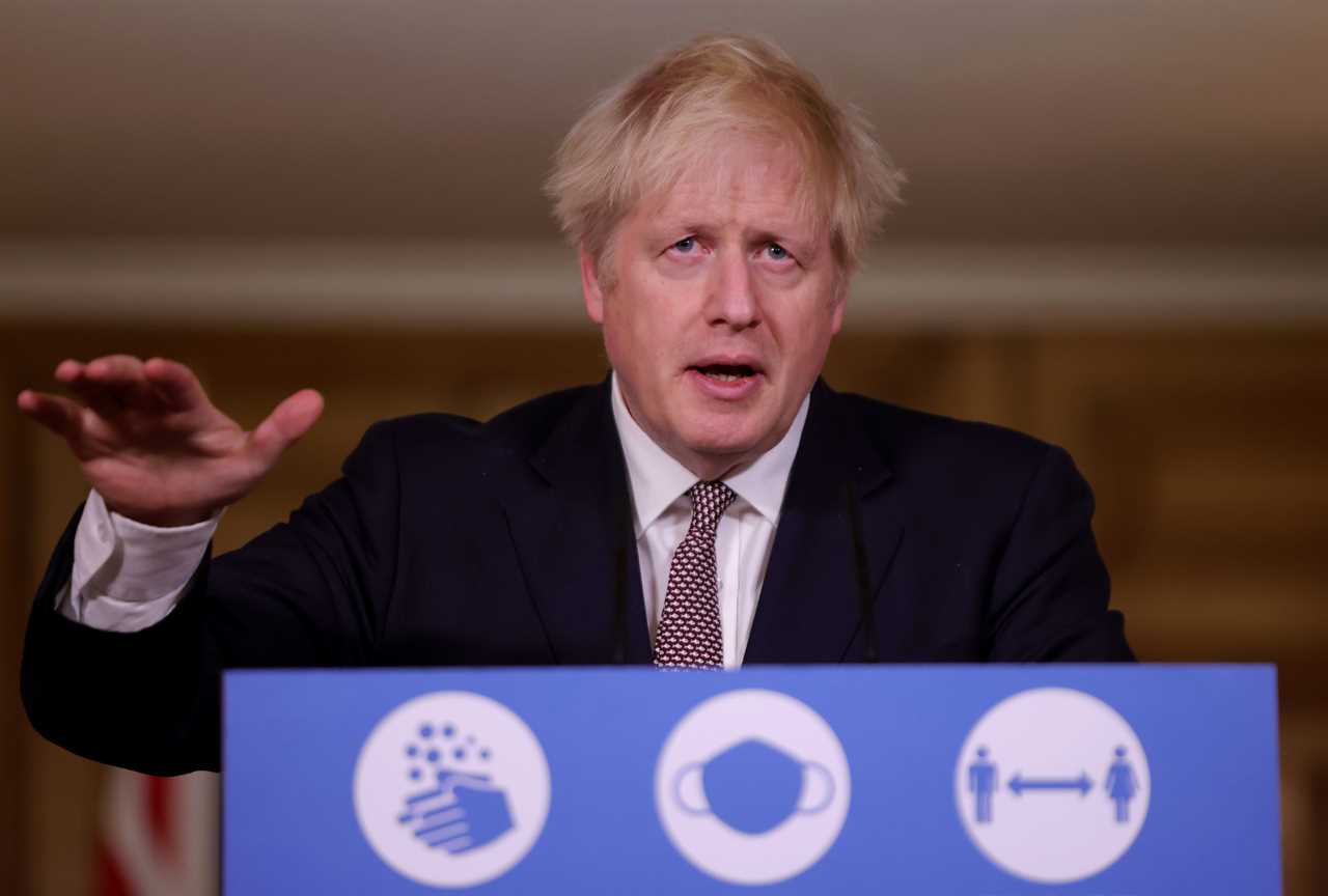 Boris Johnson addressed the nation at a press conference today