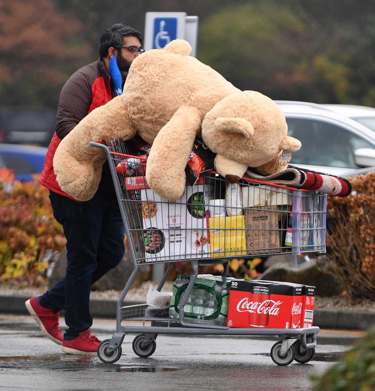 Tier 3 shoppers prepare for Christmas at home by stocking up on tellies, trees and toilet roll ahead of new restrictions