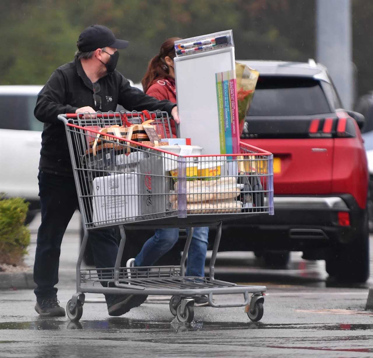 Tier 3 shoppers prepare for Christmas at home by stocking up on tellies, trees and toilet roll ahead of new restrictions