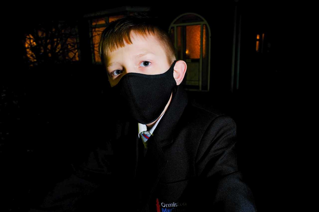 Mum’s fury as school bans boy, 12, from wearing face mask with Adidas logo