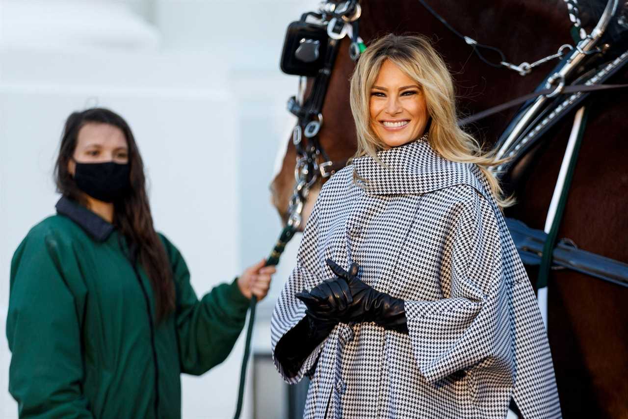 Melania Trump thanks volunteers for decorating White House ‘after saying “who gives a f**k about Christmas” on tape’