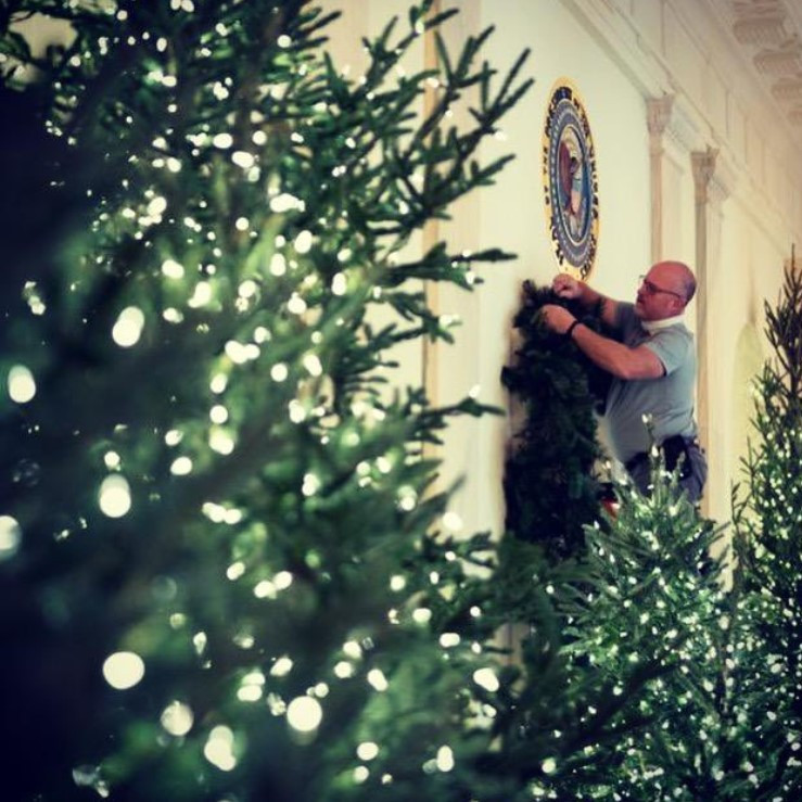 Melania Trump thanks volunteers for decorating White House ‘after saying “who gives a f**k about Christmas” on tape’