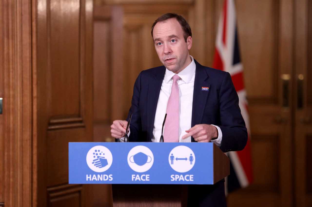 Matt Hancock to lead No10 press conference tonight with update on mass testing