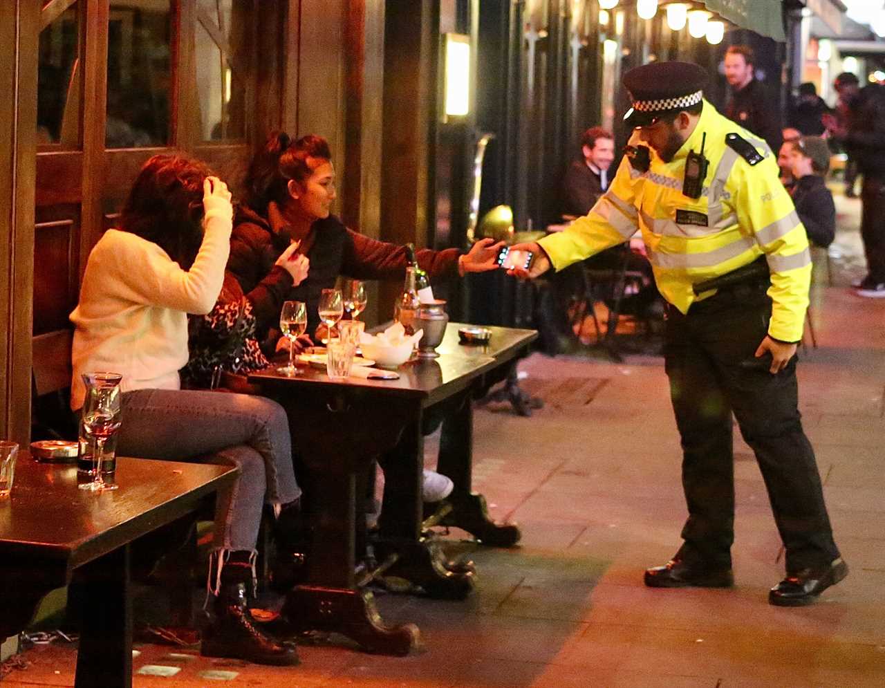 Brits hit the bars after month-long lockdown – as Tier 2 punters wrap up for drinks al fresco