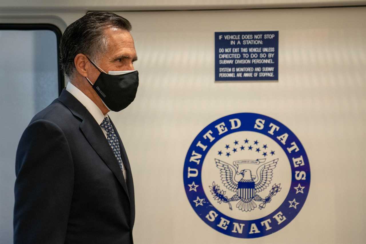 Romney says Trump’s leadership in Covid pandemic has been ‘great human tragedy’ and fraud claims are ‘damaging America’