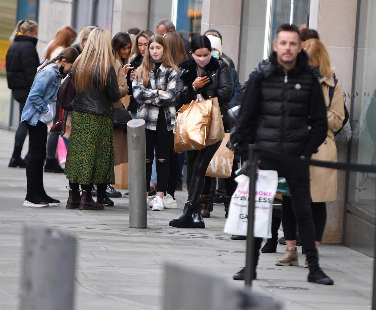 Millions of shoppers hit the high street on first weekend after lockdown lifted in £1.5billion life-line for stores