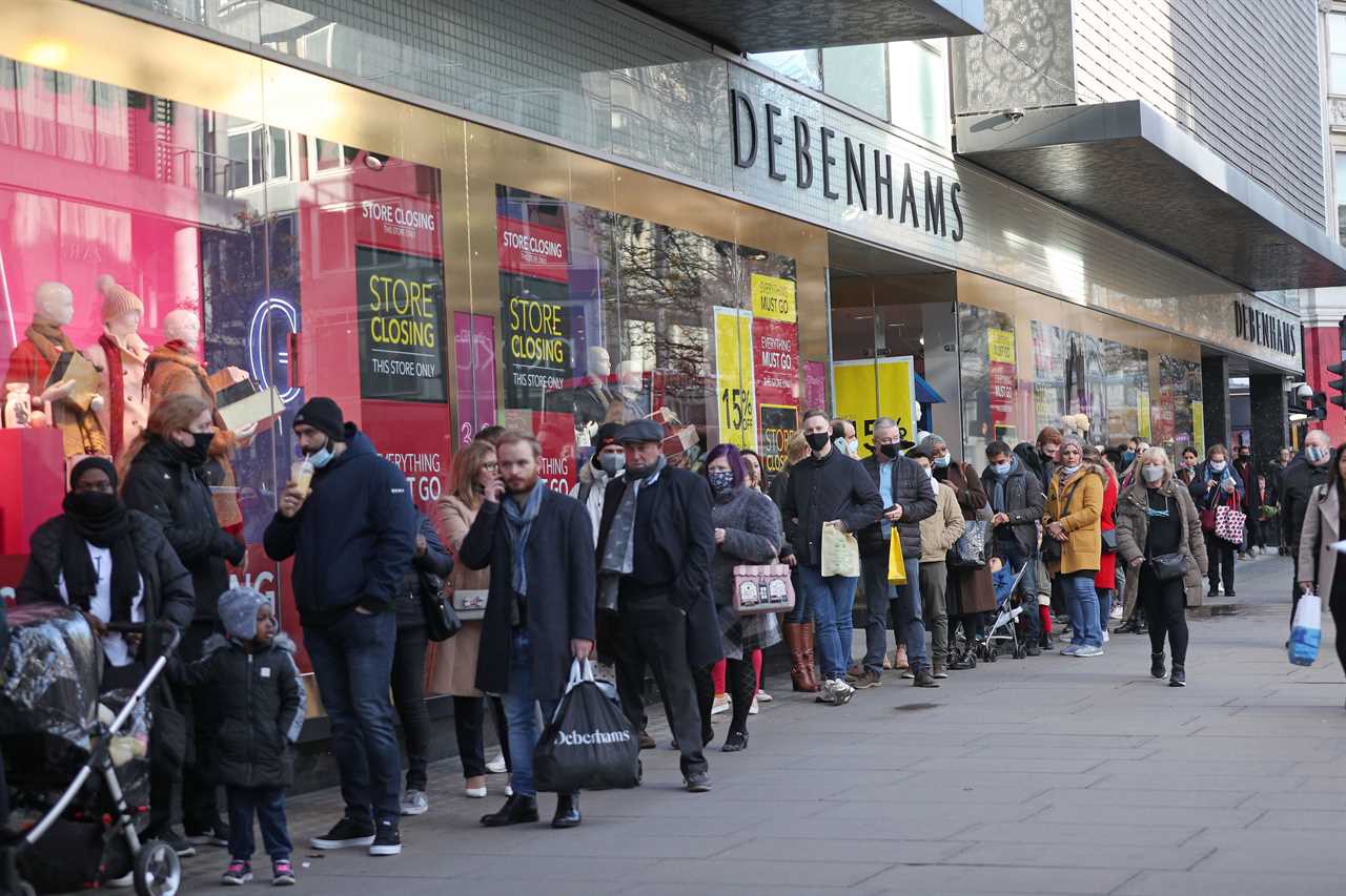 Millions of shoppers hit the high street on first weekend after lockdown lifted in £1.5billion life-line for stores