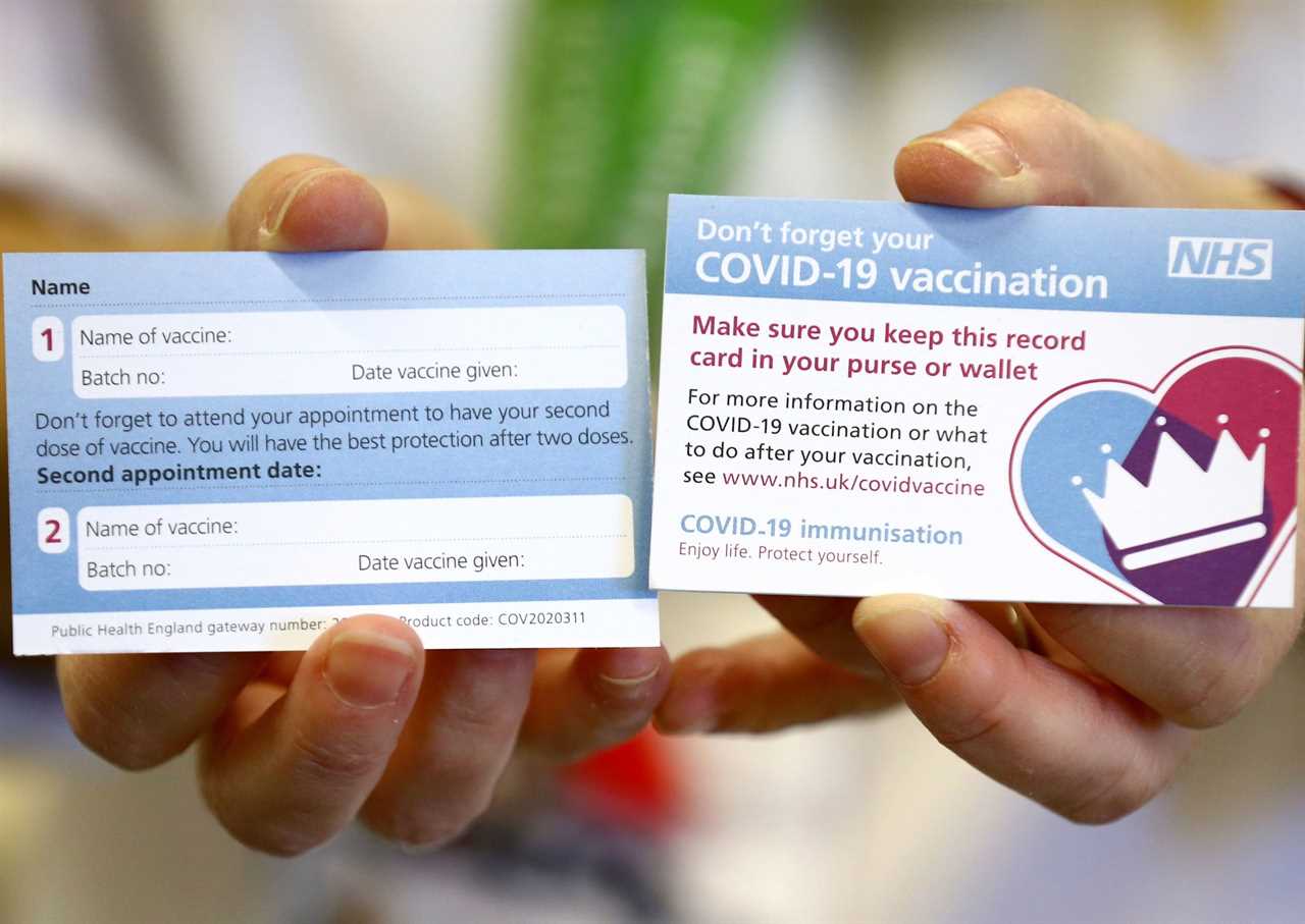 Covid ID cards will help ‘unlock’ peoples lives and get back to normal, minister says