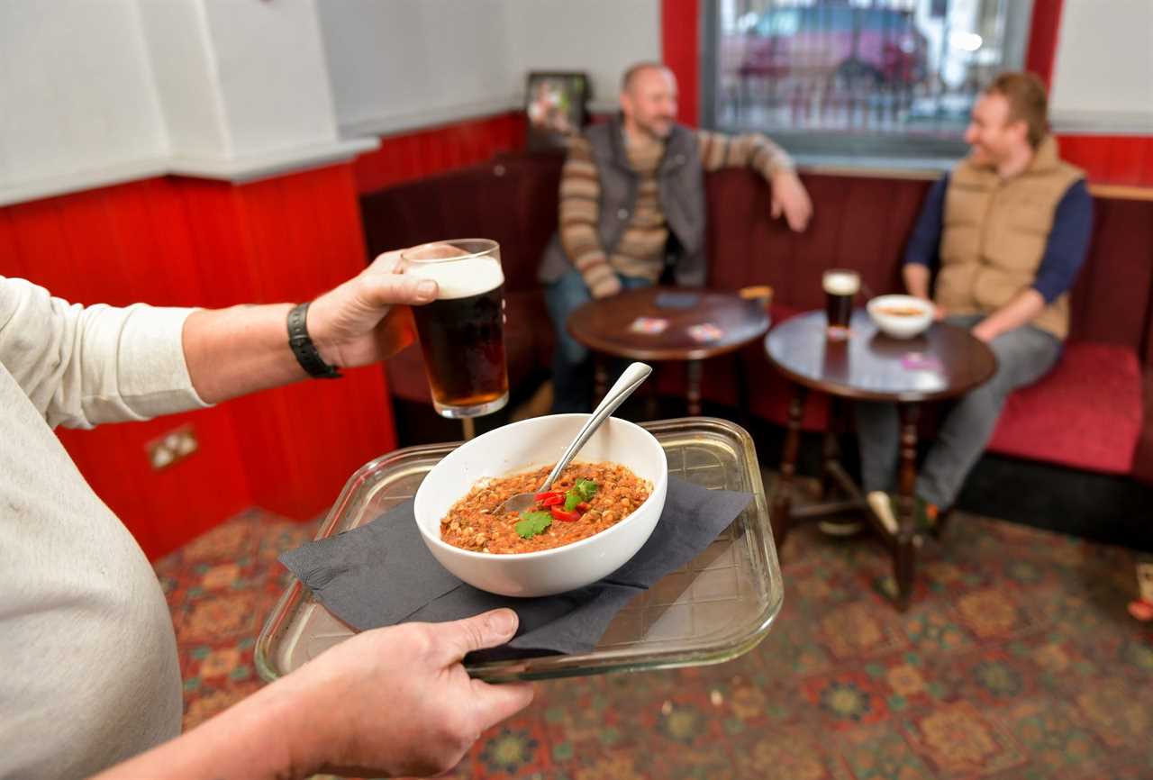 Tier 2 rules – Pubs using microwave burgers, instant meals and refillable bowls of pasta to keep serving pints