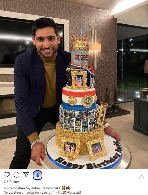 Amir Khan brags about ‘surprise’ party with ‘all the boys’ on Instagram as he flouts Covid rules again