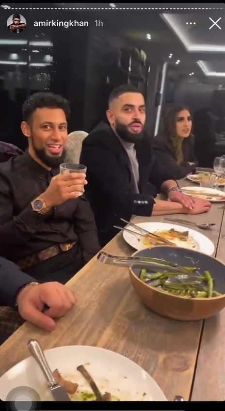 Amir Khan brags about ‘surprise’ party with ‘all the boys’ on Instagram as he flouts Covid rules again