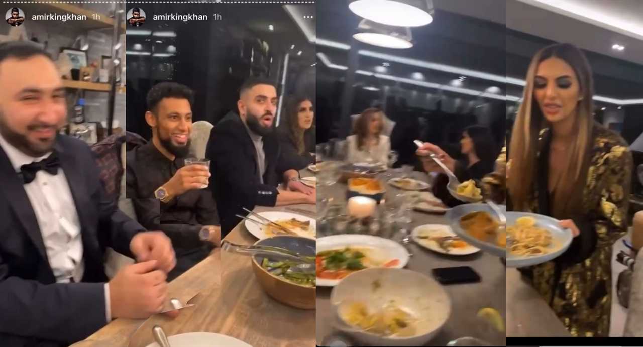 Amir Khan brags about ‘surprise’ party with ‘all the boys’ on Instagram as he flouts Covid rules again