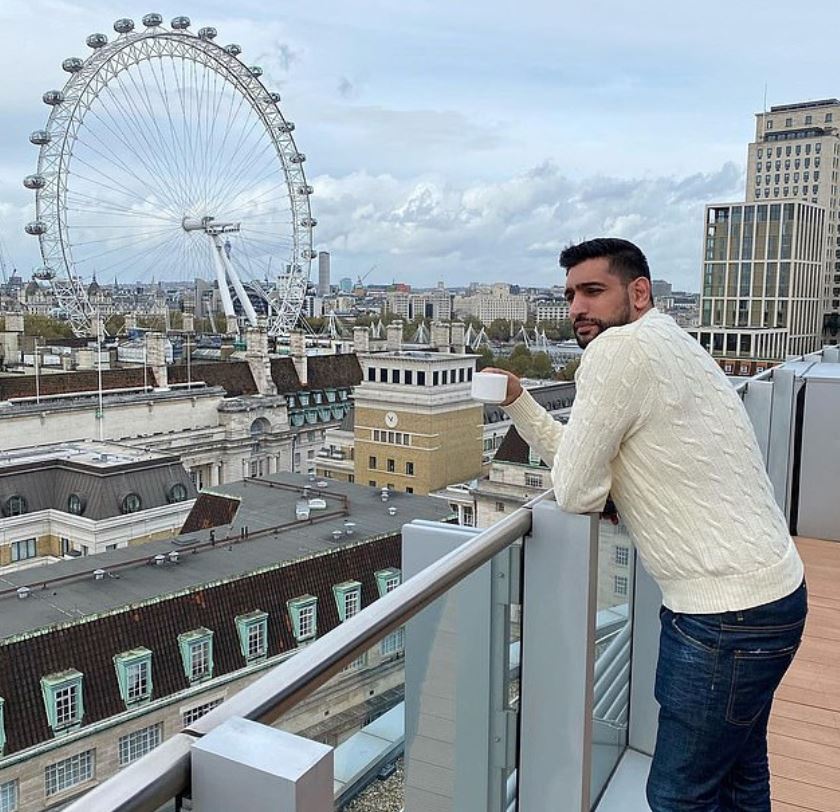 Amir Khan brags about ‘surprise’ party with ‘all the boys’ on Instagram as he flouts Covid rules again