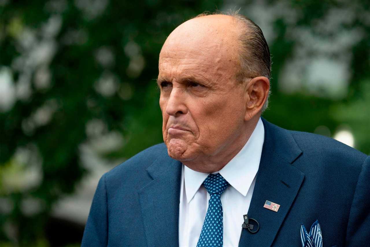 Giuliani says ‘you can OVERDO the mask’ despite Covid hospitalization as he’s due to be released after taking Remdesivir