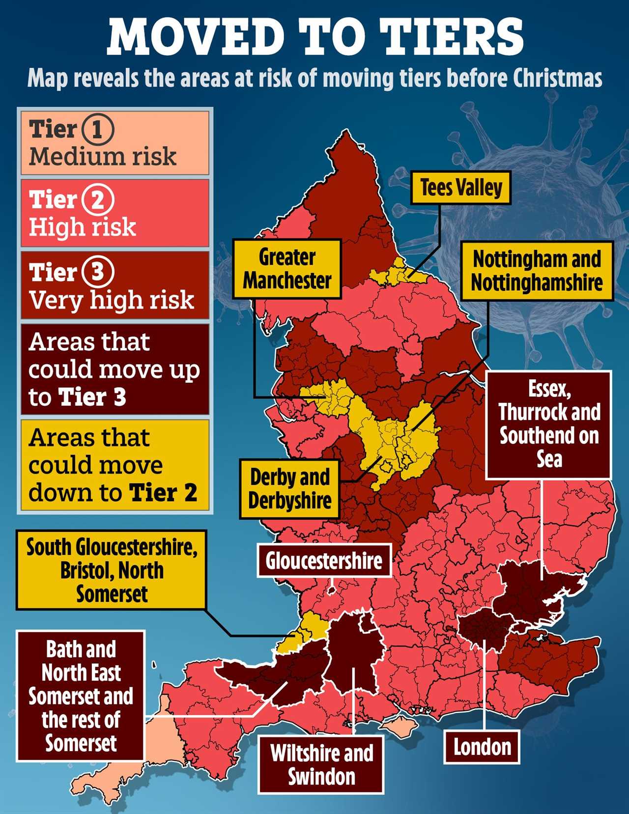 Tier 3 Covid rules: What are the restrictions and which areas are affected?