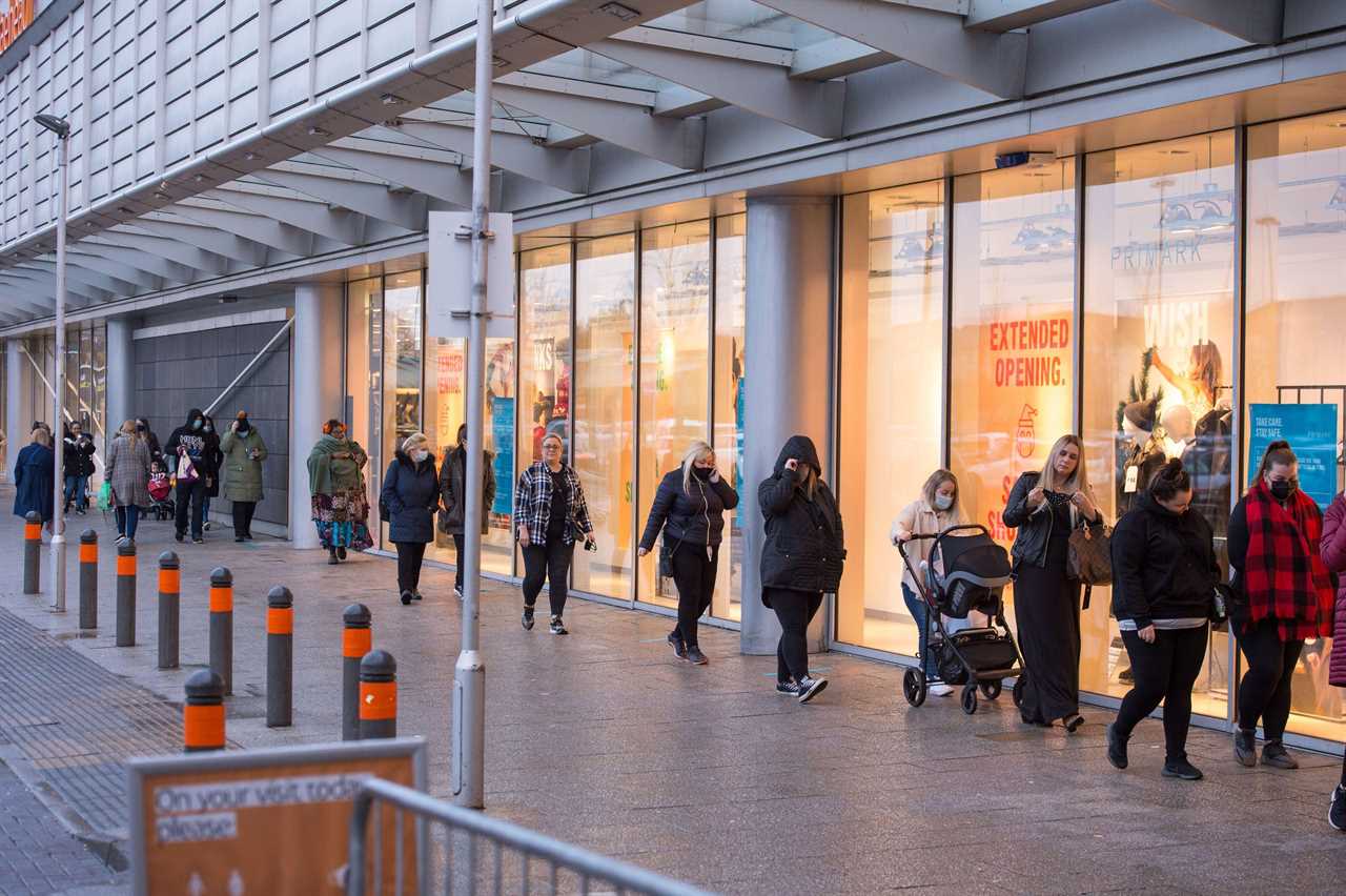 Hundreds of Primark shoppers queue overnight for 36-hour shopping bonanza