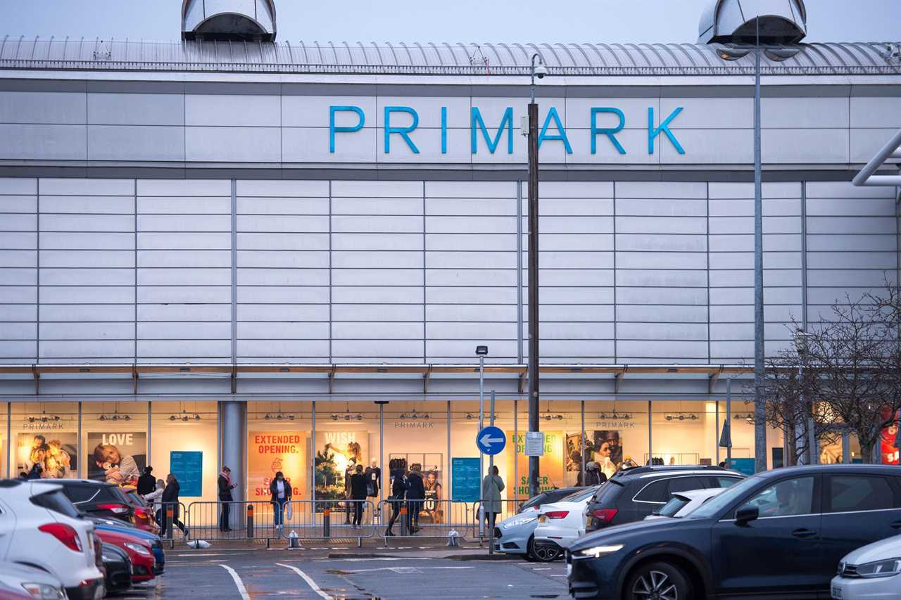 Hundreds of Primark shoppers queue overnight for 36-hour shopping bonanza