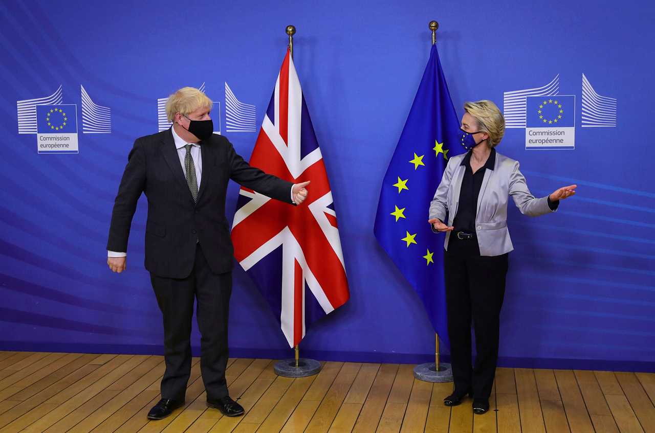 Mr Johnson will decide his next step tonight when he speaks to Ursula von der Leyen 