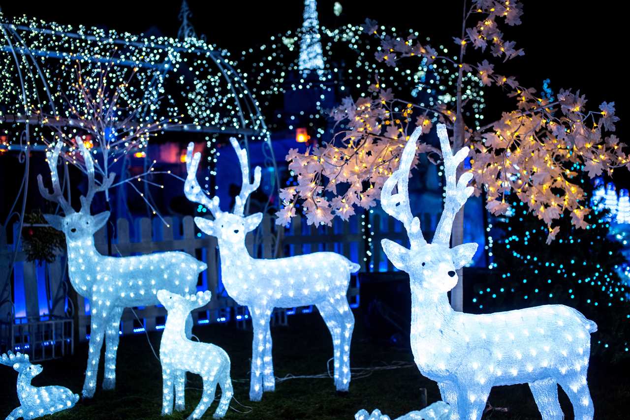 The Christmas-lovers started putting up the winter wonderland back in October