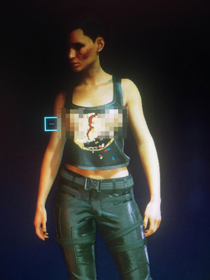 Hilarious Cyberpunk 2077 glitch causes characters’ penises and breasts to poke through clothes