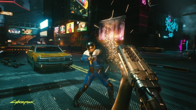 Hilarious Cyberpunk 2077 glitch causes characters’ penises and breasts to poke through clothes